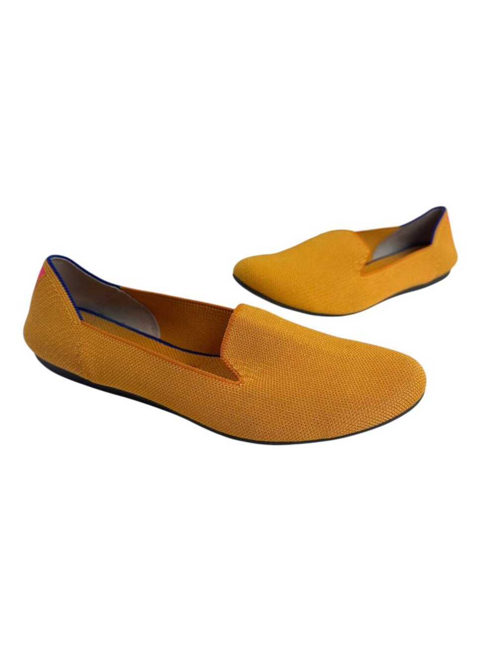 Rothy's Lemondrop Yellow (Retired Color) Knit Slip On Round Toe Loafers
